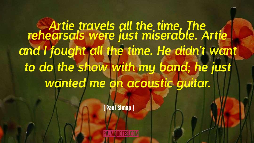 Acoustic Guitar quotes by Paul Simon