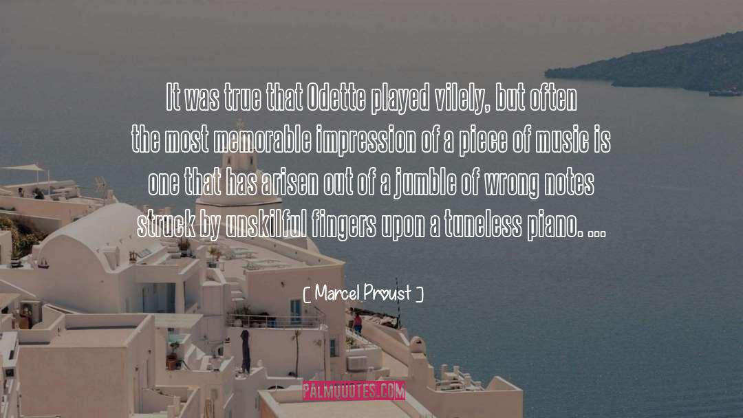 Acoustic Music quotes by Marcel Proust