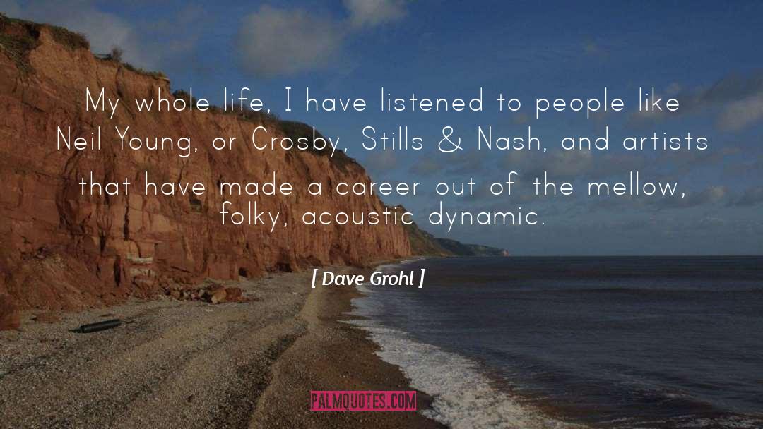 Acoustic quotes by Dave Grohl