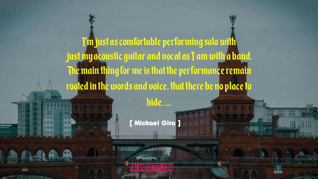 Acoustic quotes by Michael Gira