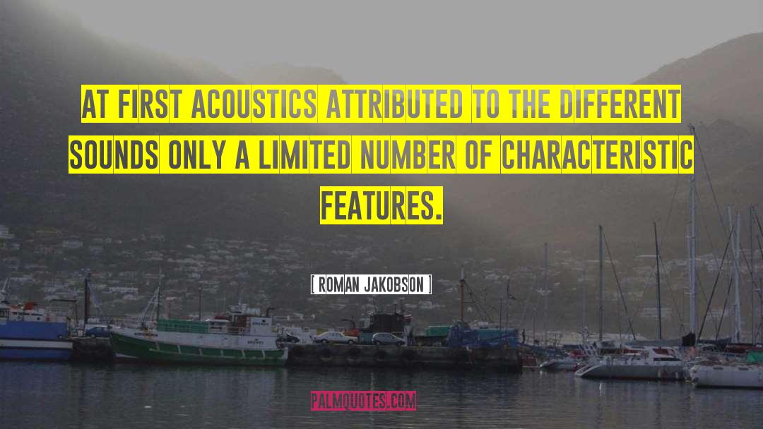 Acoustics quotes by Roman Jakobson