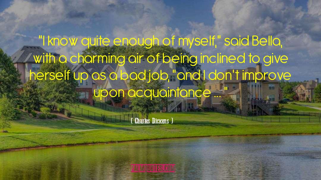Acquaintance quotes by Charles Dickens