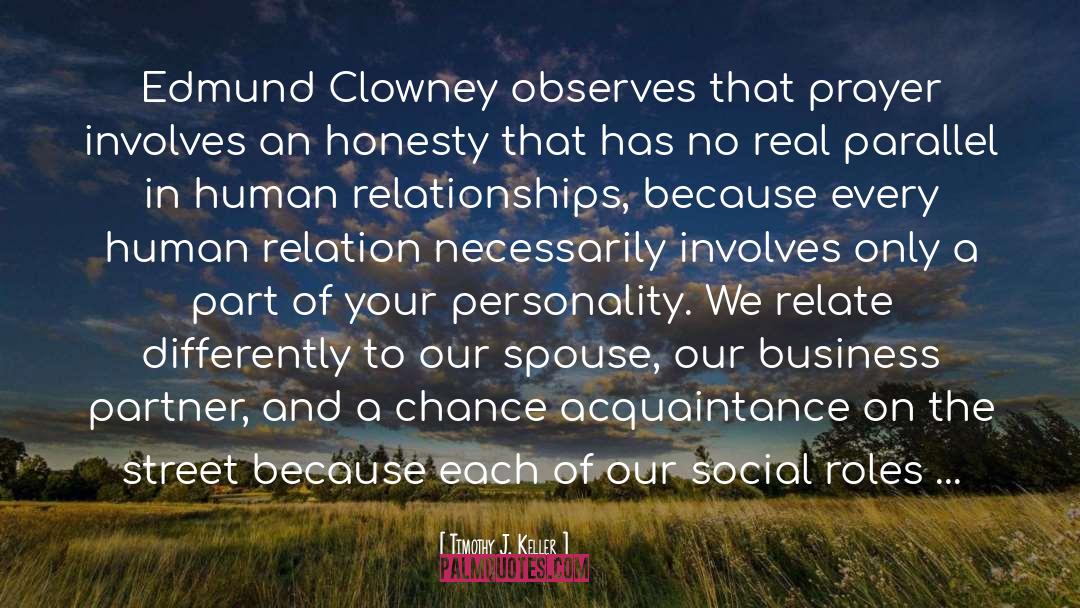Acquaintance quotes by Timothy J. Keller