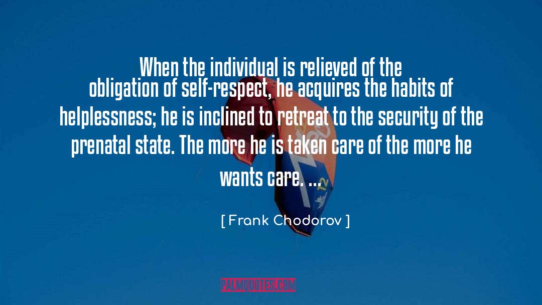 Acquires quotes by Frank Chodorov