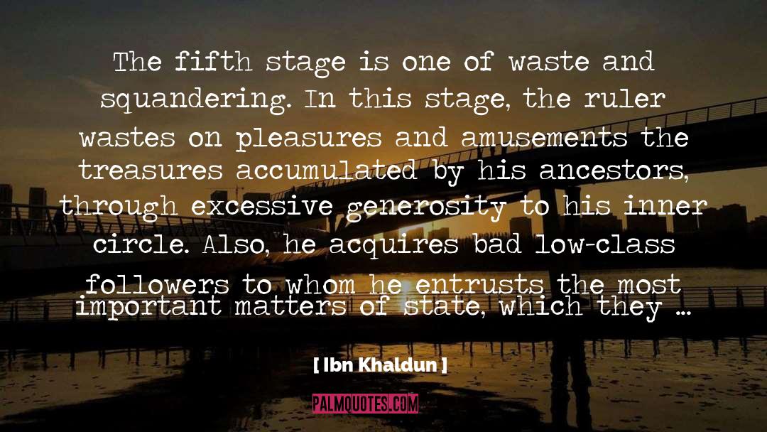 Acquires quotes by Ibn Khaldun