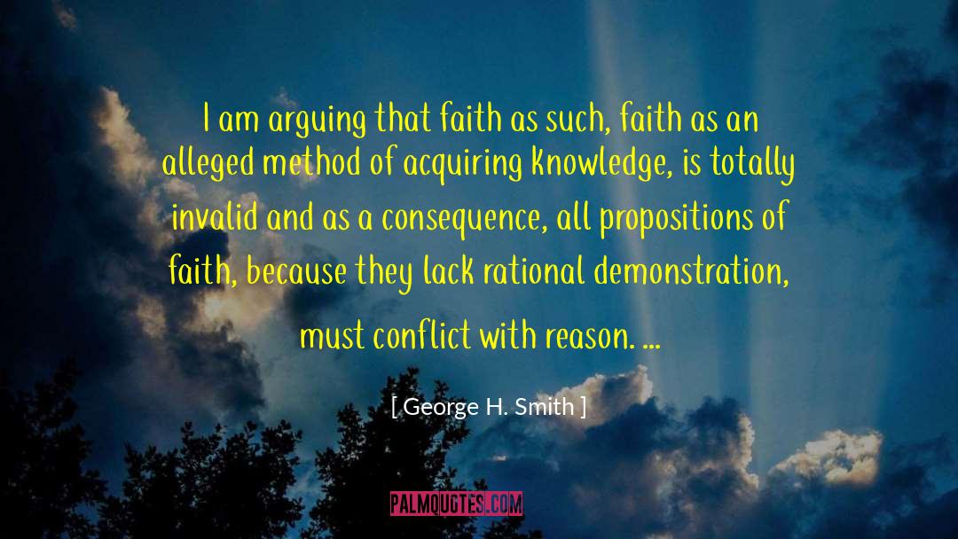 Acquiring Knowledge quotes by George H. Smith