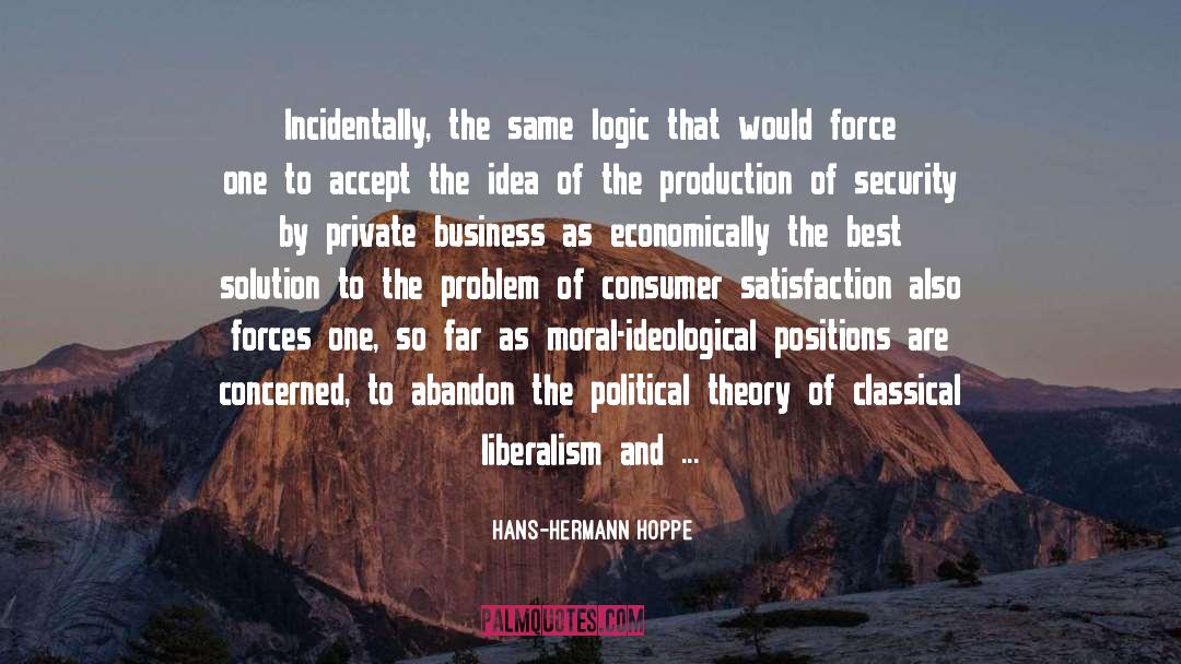 Acquiring quotes by Hans-Hermann Hoppe