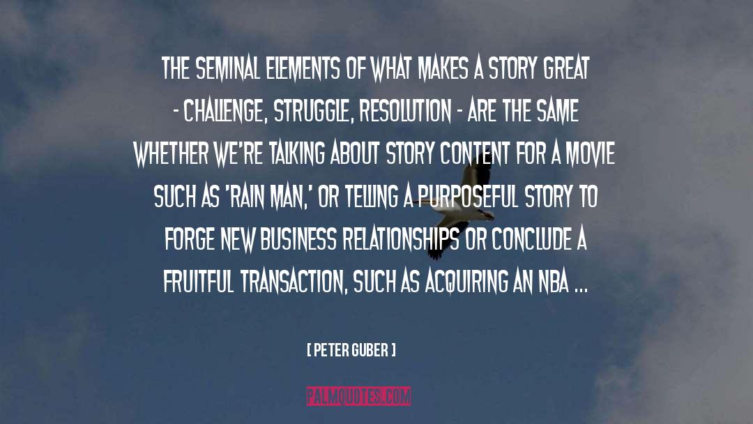 Acquiring quotes by Peter Guber