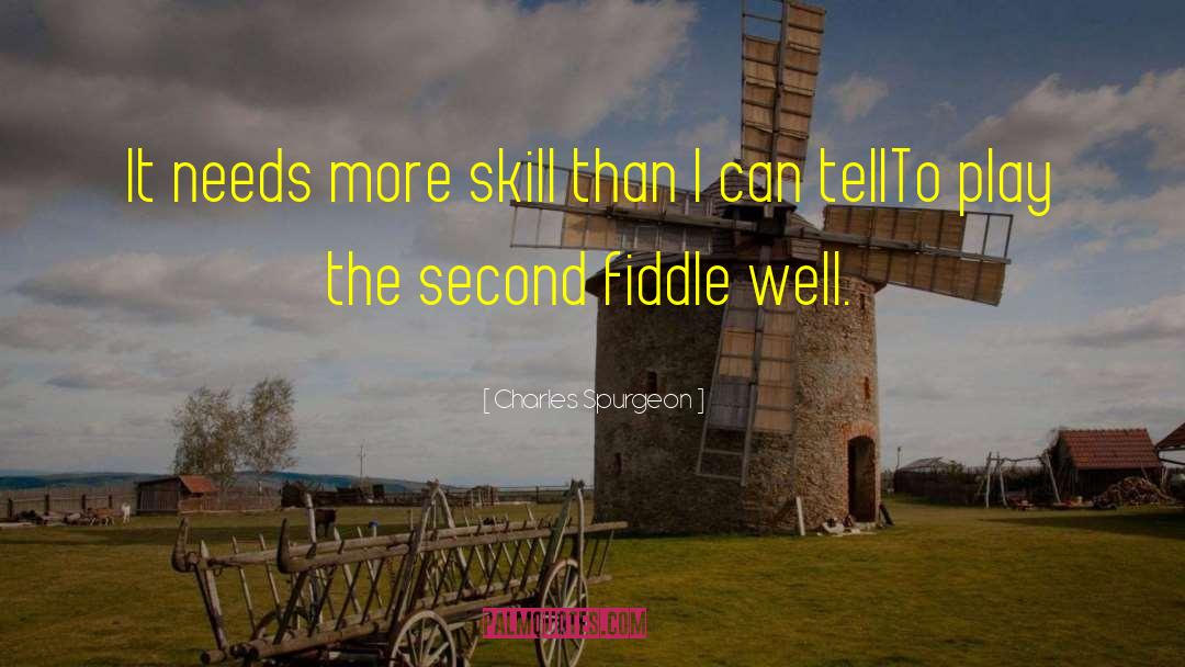 Acquiring Skills quotes by Charles Spurgeon