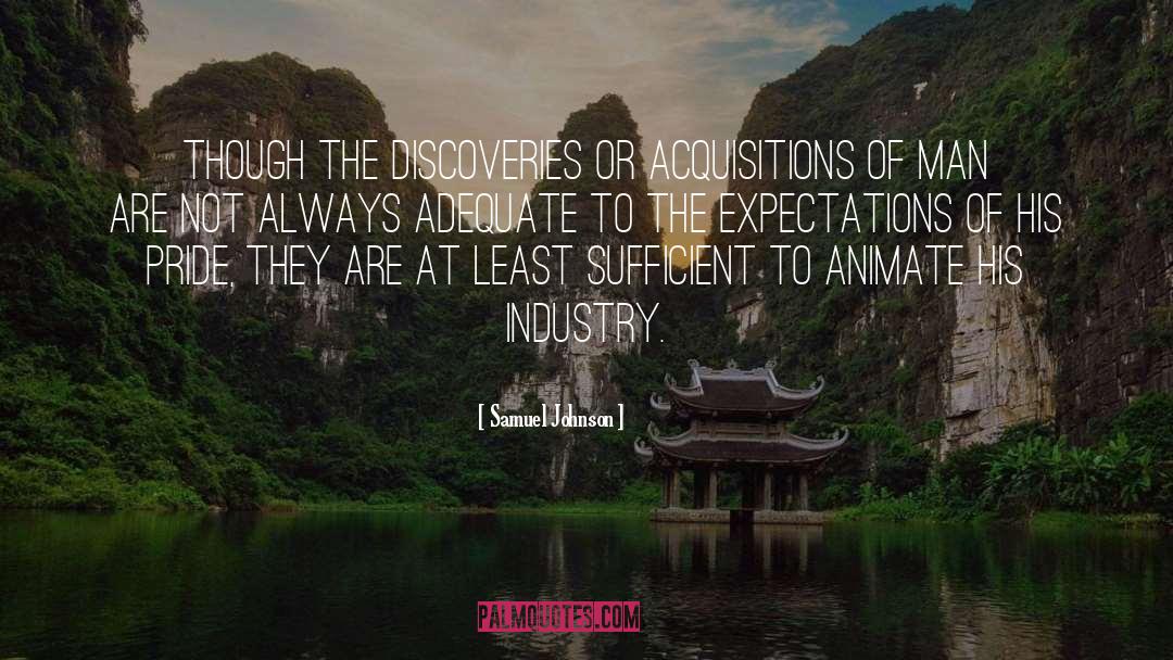 Acquisitions quotes by Samuel Johnson