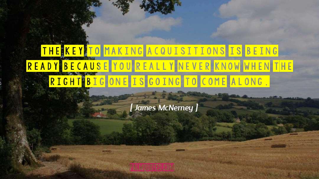 Acquisitions quotes by James McNerney
