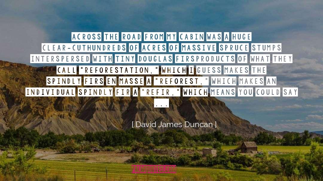 Acres quotes by David James Duncan