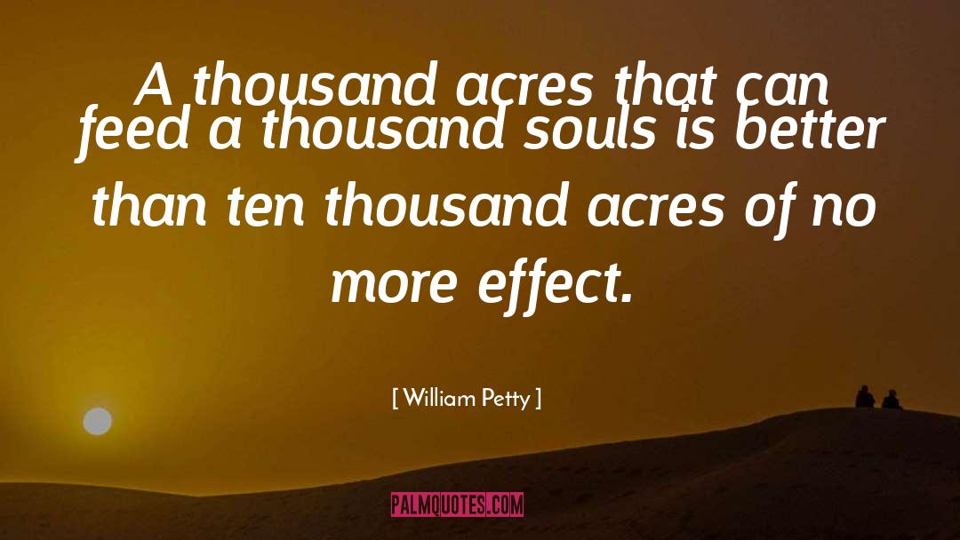 Acres quotes by William Petty
