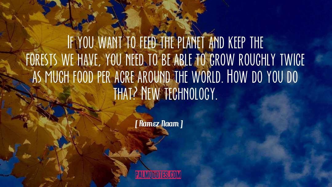 Acres quotes by Ramez Naam