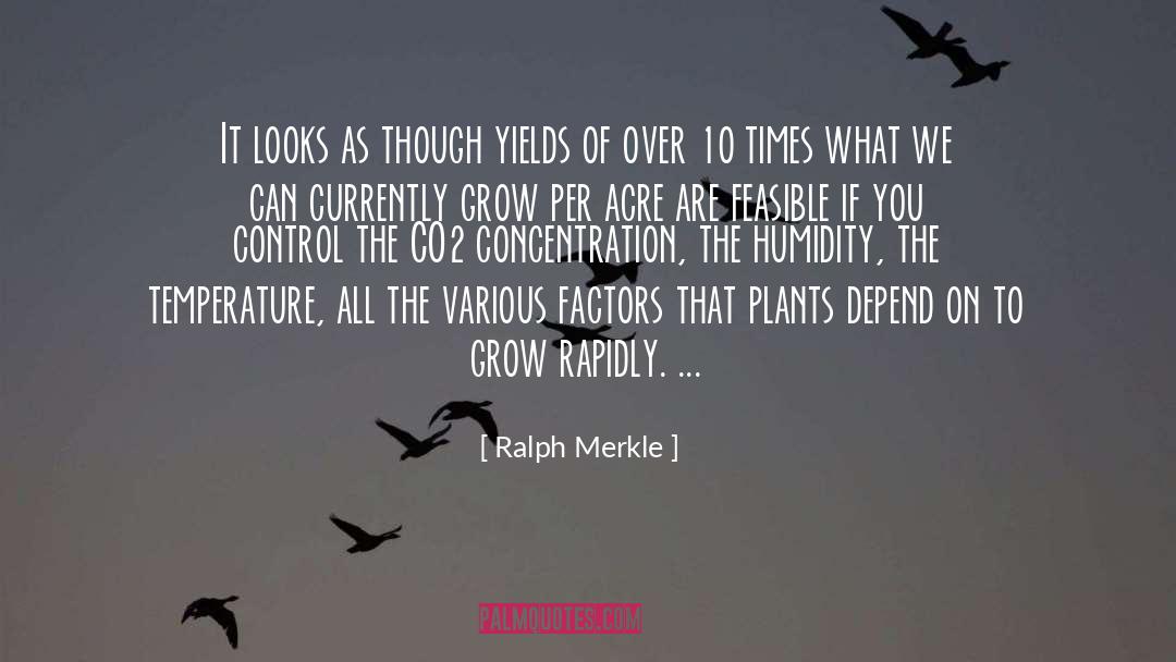 Acres quotes by Ralph Merkle