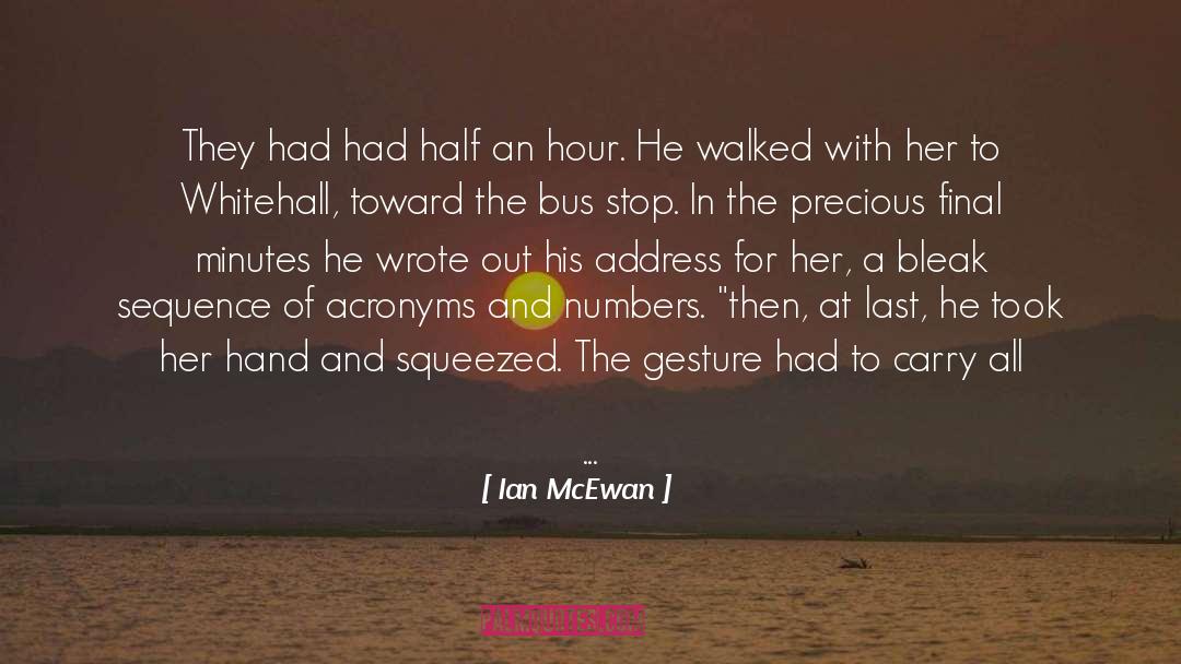 Acronyms quotes by Ian McEwan