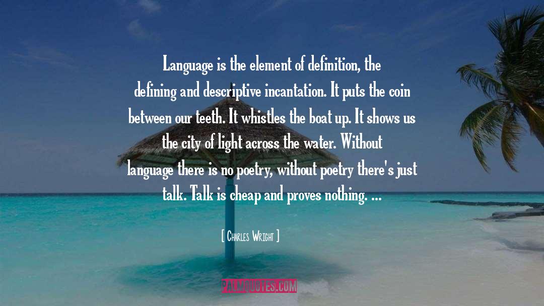 Across The Water quotes by Charles Wright