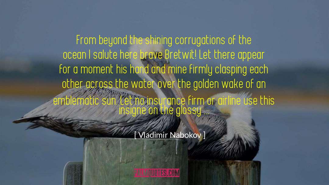 Across The Water quotes by Vladimir Nabokov