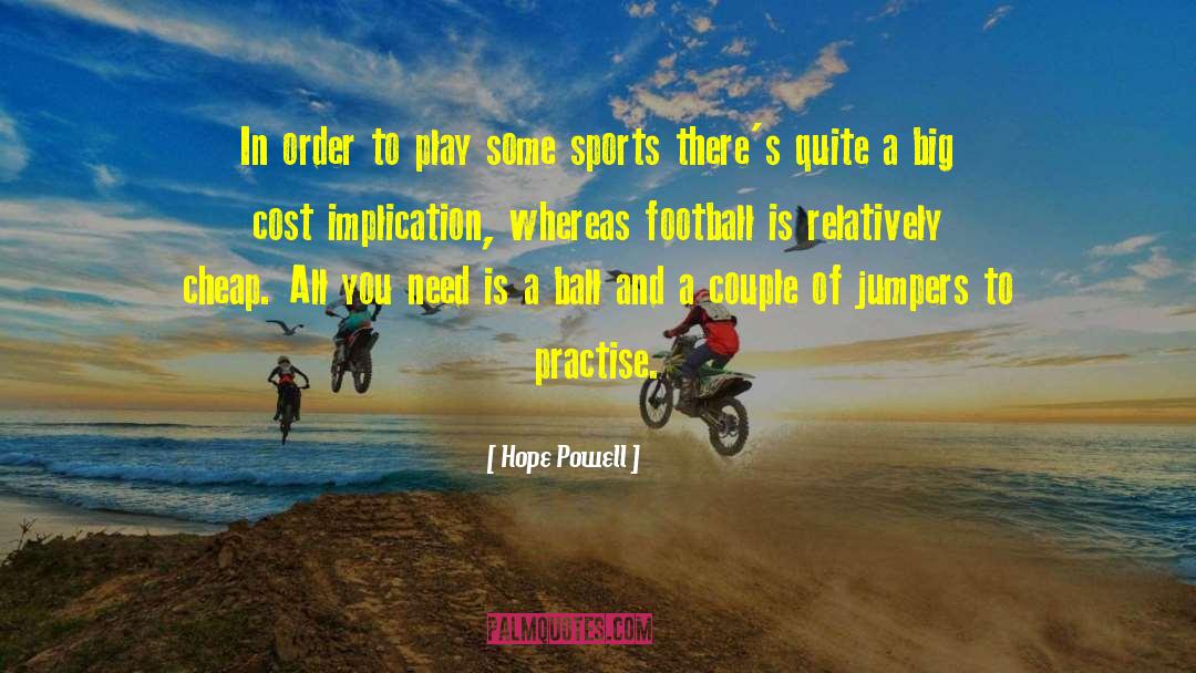 Act And Play quotes by Hope Powell