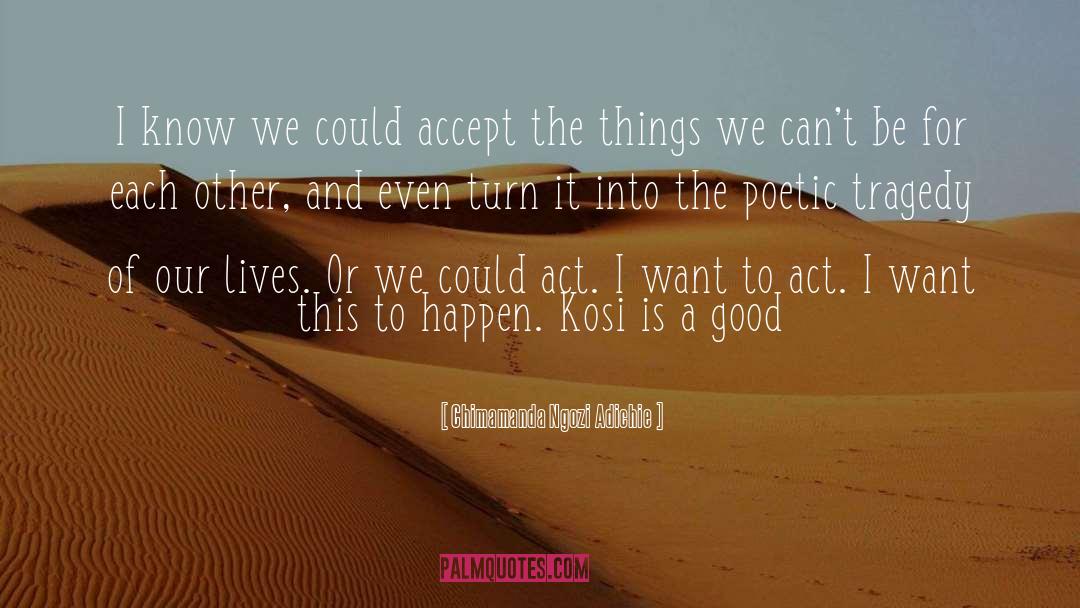 Act I quotes by Chimamanda Ngozi Adichie