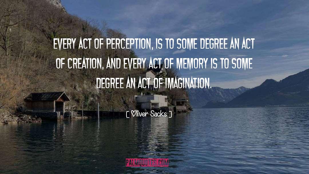 Act Of Creation quotes by Oliver Sacks