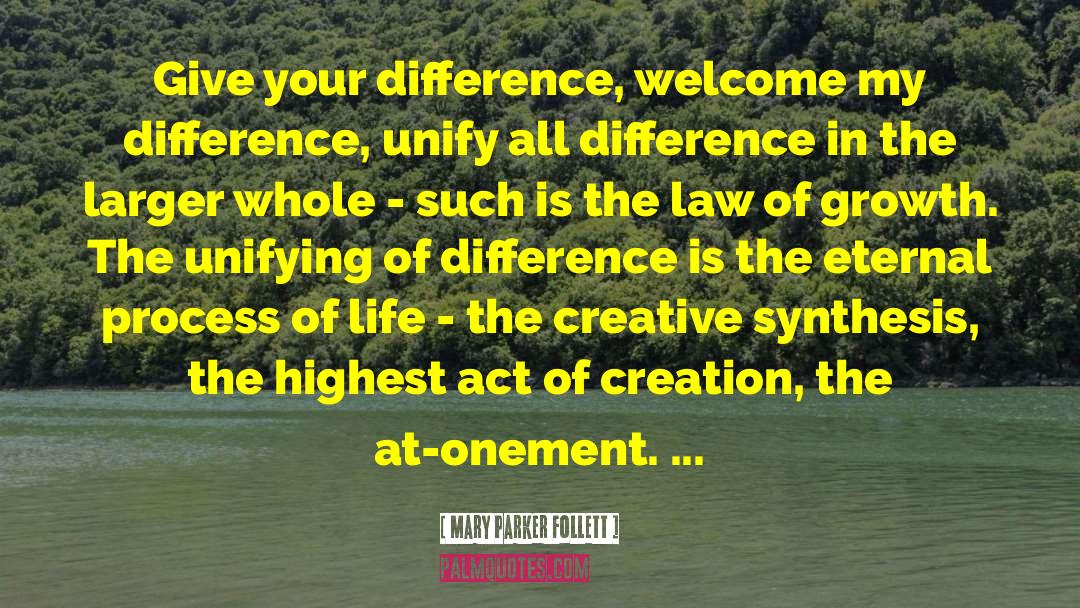 Act Of Creation quotes by Mary Parker Follett