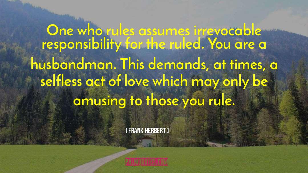 Act Of Love quotes by Frank Herbert