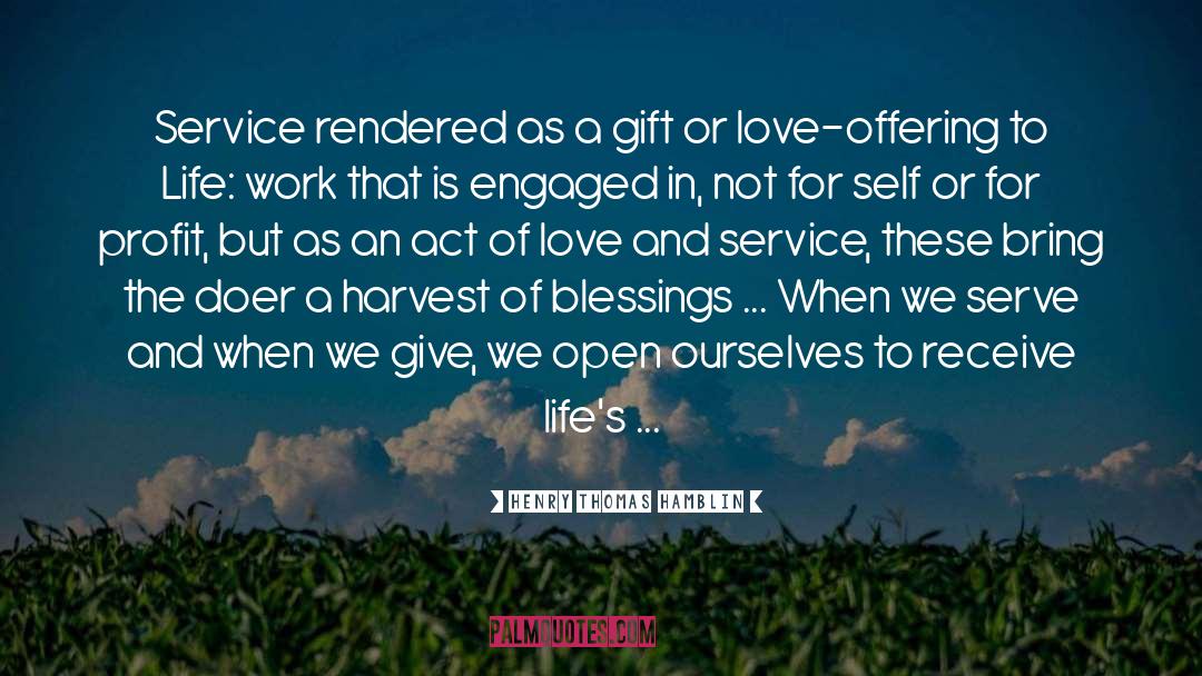 Act Of Love quotes by Henry Thomas Hamblin