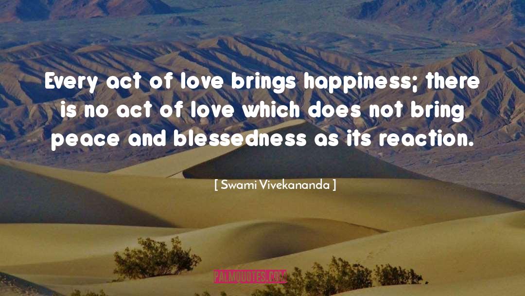 Act Of Love quotes by Swami Vivekananda