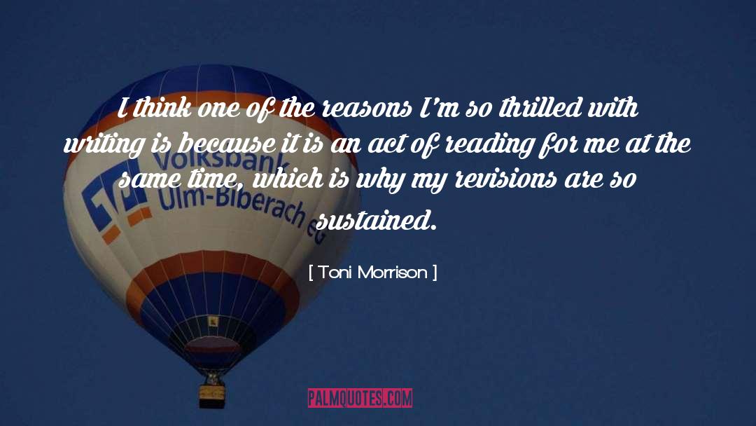 Act Of Reading quotes by Toni Morrison