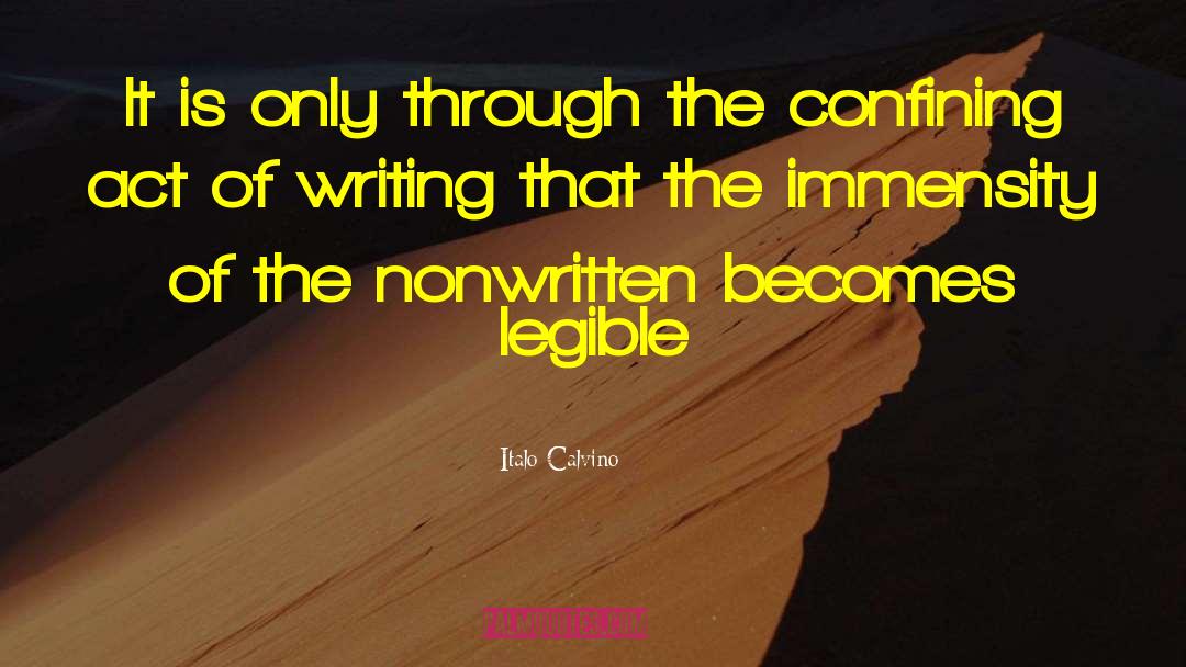 Act Of Writing quotes by Italo Calvino