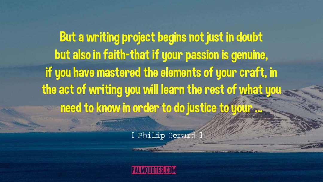 Act Of Writing quotes by Philip Gerard