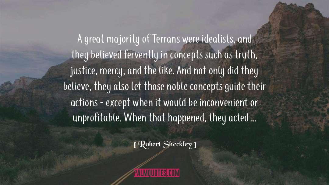 Acted quotes by Robert Sheckley