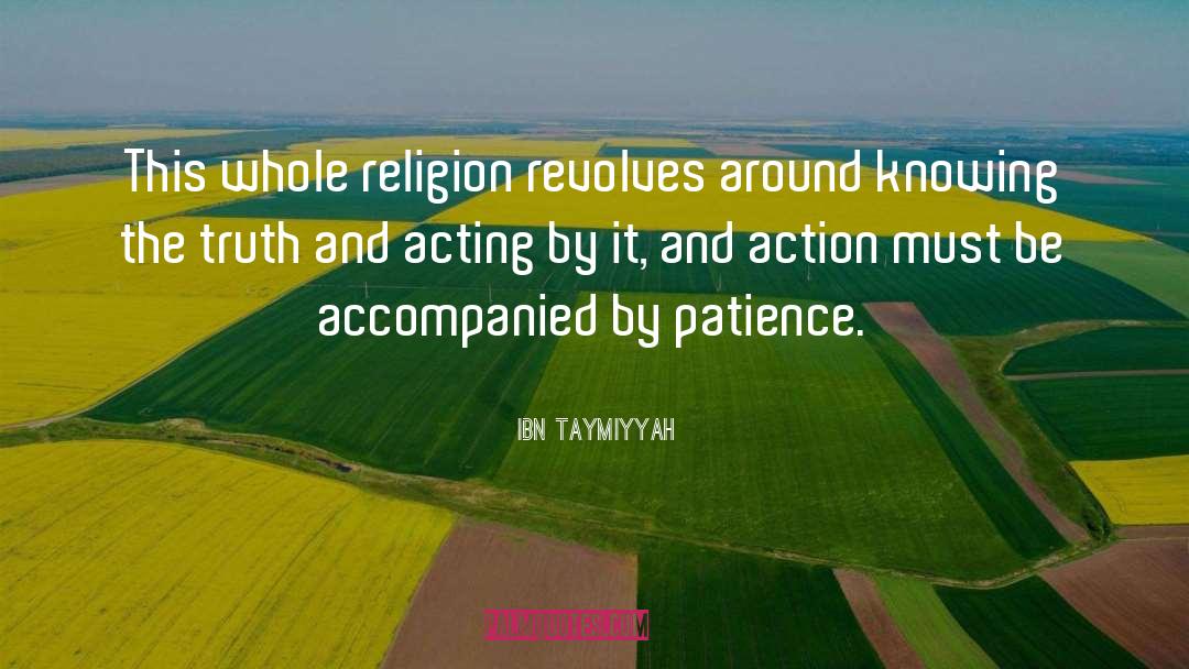 Acting Differently quotes by Ibn Taymiyyah