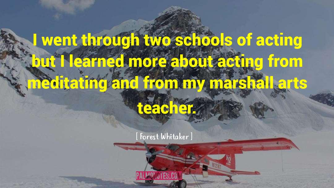 Acting Natural quotes by Forest Whitaker