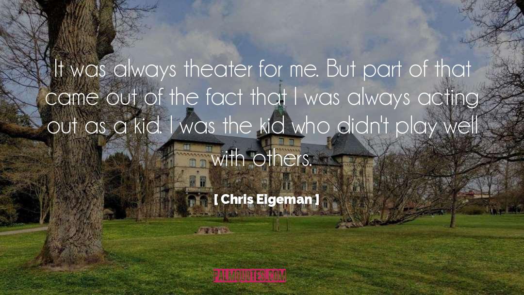 Acting Out quotes by Chris Eigeman