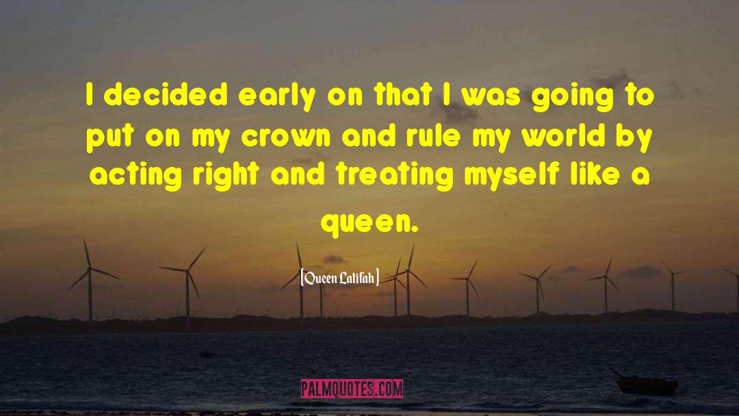 Acting Right quotes by Queen Latifah