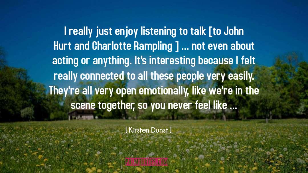 Acting Teachers quotes by Kirsten Dunst