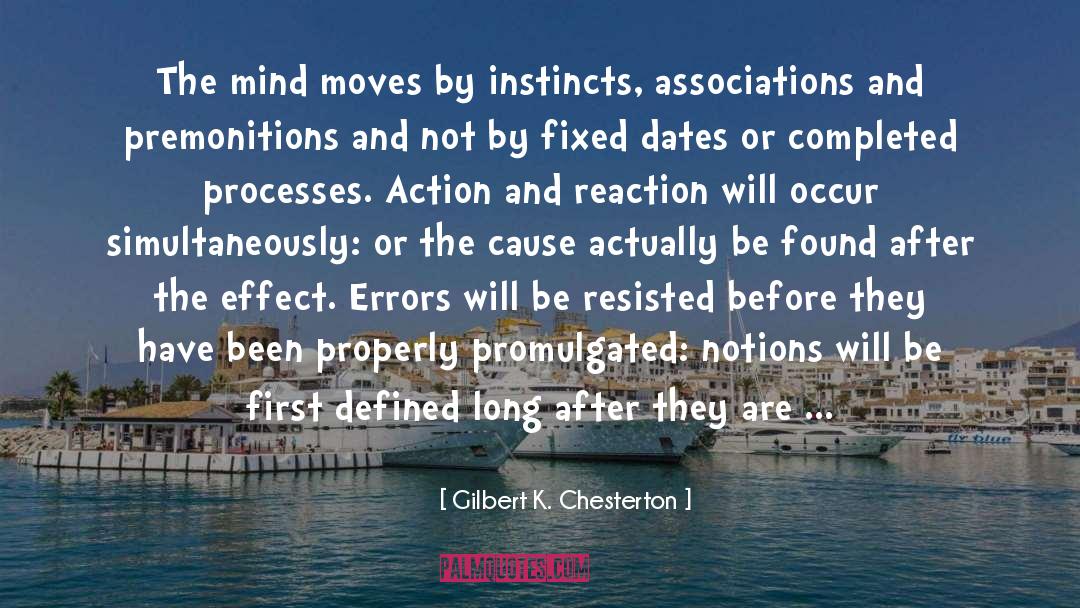 Action And Reaction quotes by Gilbert K. Chesterton