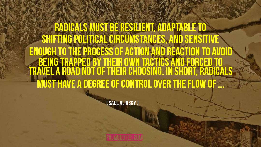 Action And Reaction quotes by Saul Alinsky