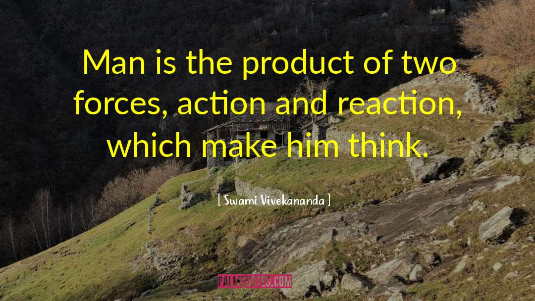 Action And Reaction quotes by Swami Vivekananda