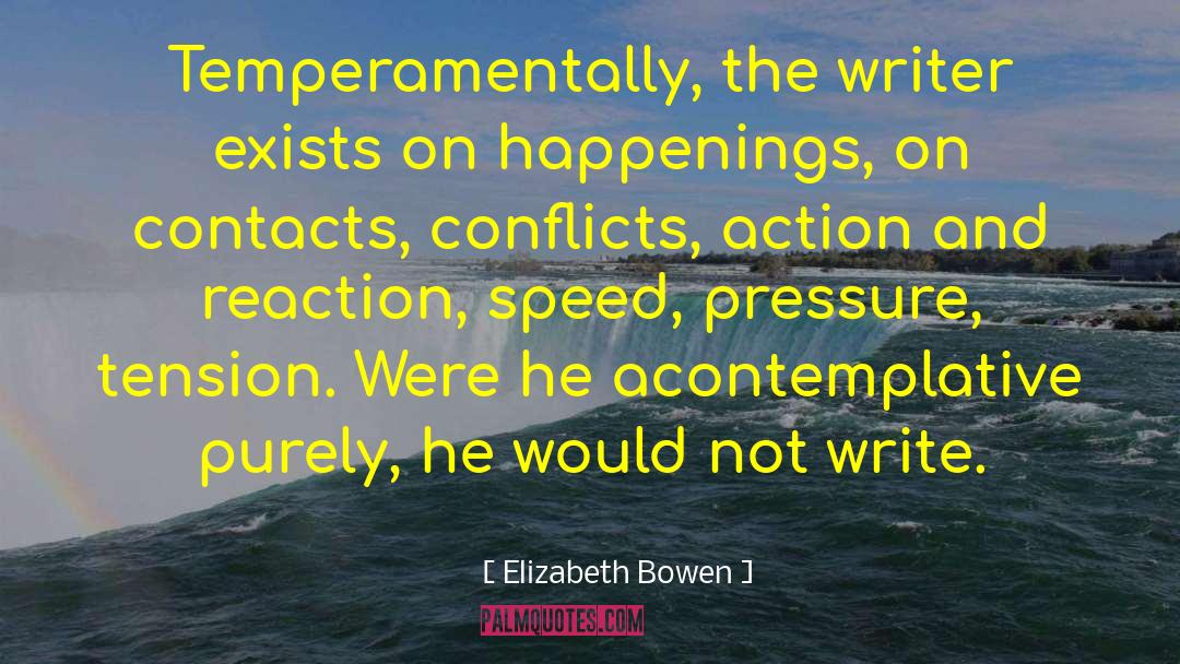 Action And Reaction quotes by Elizabeth Bowen