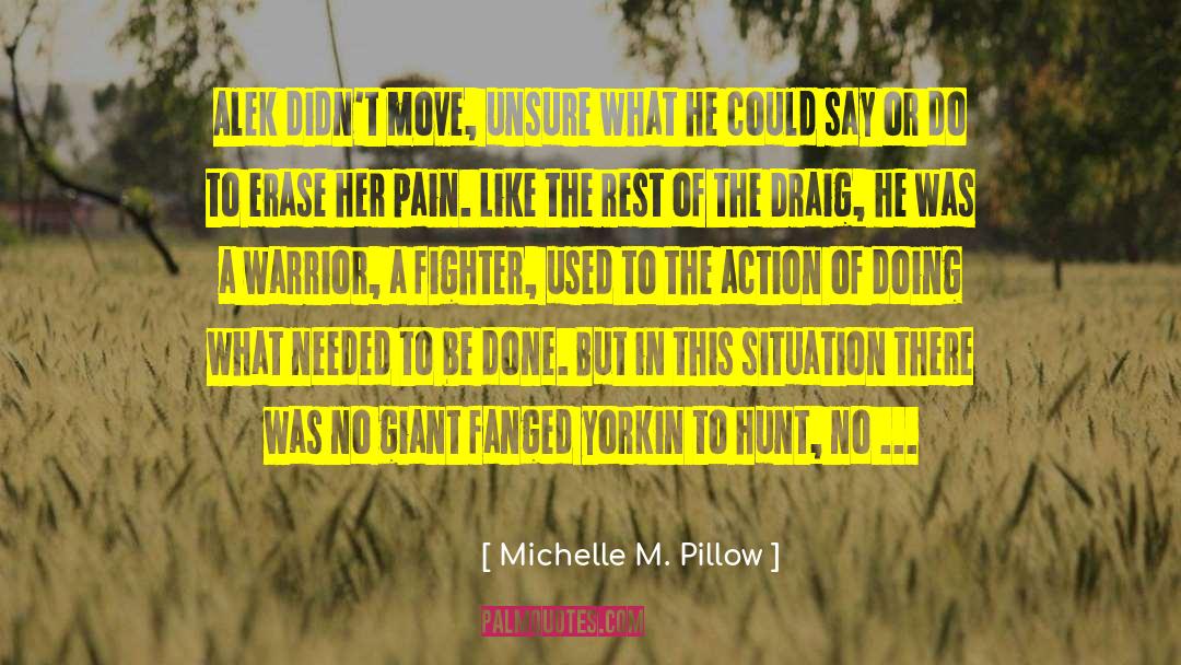 Action Dream quotes by Michelle M. Pillow