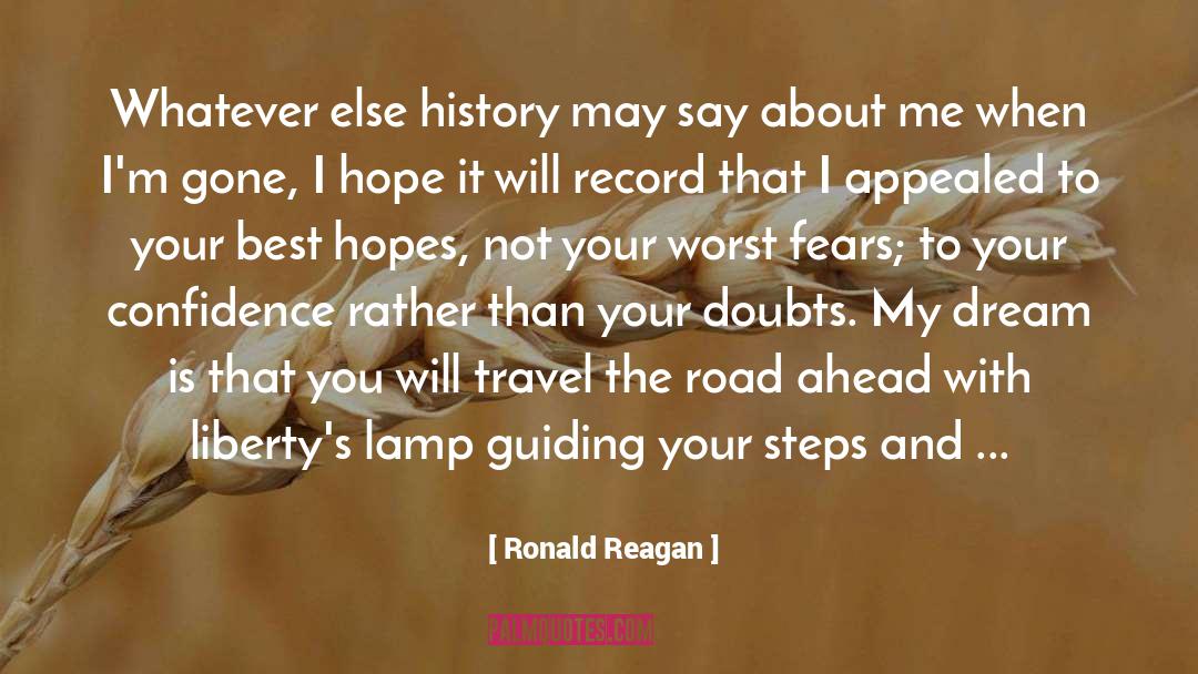 Action Dream quotes by Ronald Reagan