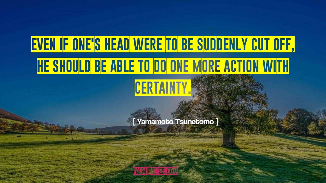 Action Figure quotes by Yamamoto Tsunetomo