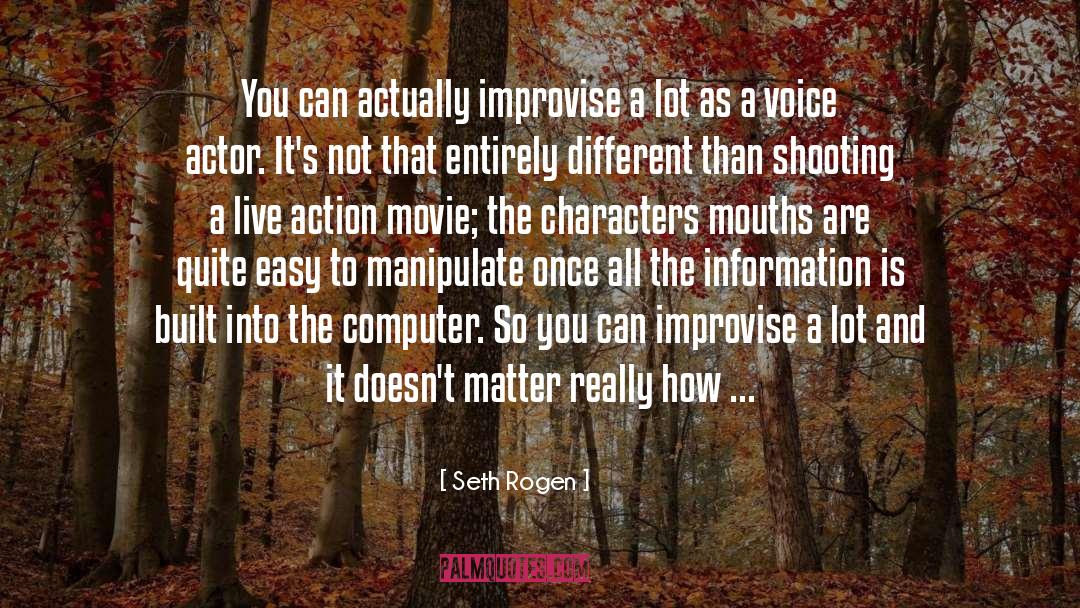 Action Movie quotes by Seth Rogen