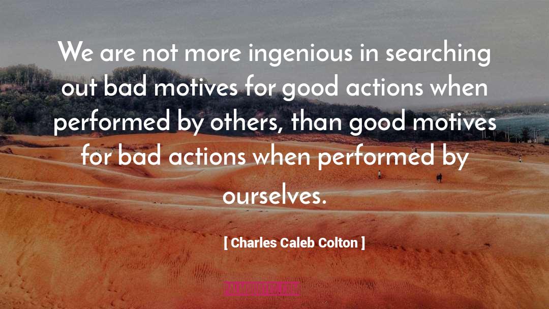 Action Mystery quotes by Charles Caleb Colton