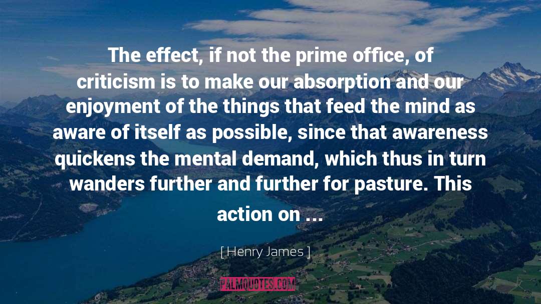 Action Not Words quotes by Henry James