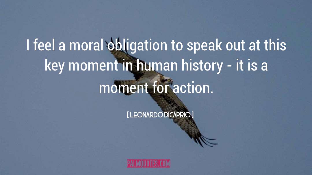 Action Speaks quotes by Leonardo DiCaprio