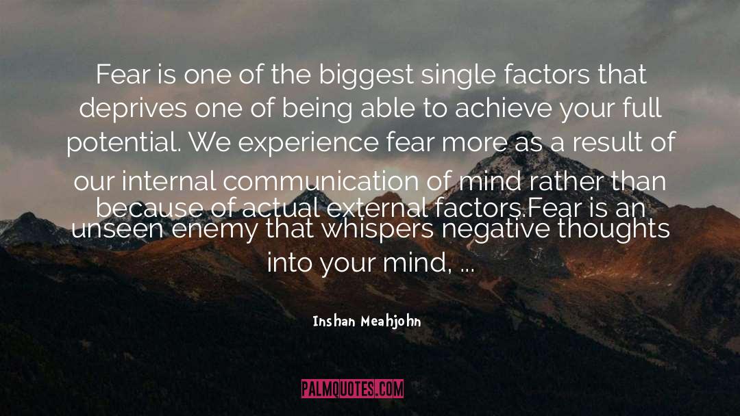 Actions And Thoughts quotes by Inshan Meahjohn